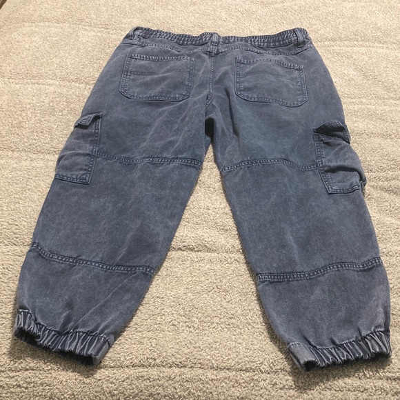Blue Cargo Jogger Pants - Picture 4 of 4